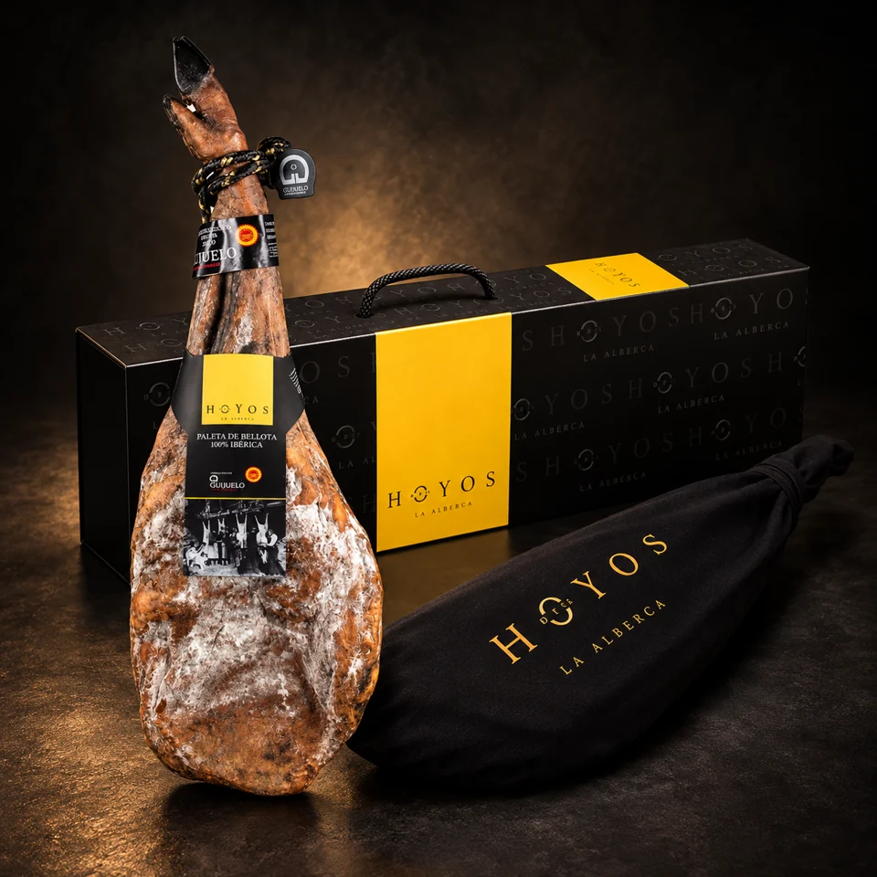 Paleta ibérica Hoyos con estuche y funda